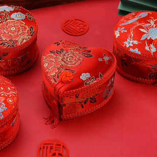 婚庆针线盒结婚百宝箱陪嫁新品迷你可爱小阵线包中国风实用家用