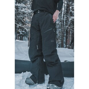 awka滑雪裤女款男防水防风单板保暖防寒滑雪服裤子冬季夹棉厚