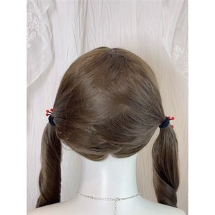 【扎好发出】耶耶兔假发女双马尾榛果灰棕长卷发少萝75cm全头套式