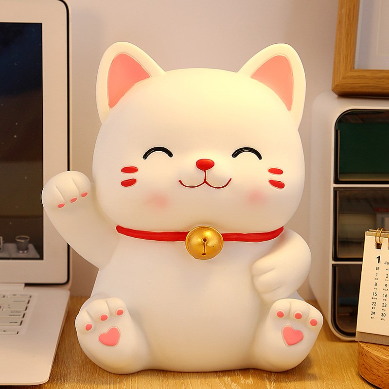 创意招财猫存钱罐2024新款大号容量只进不出大人儿童男女孩储蓄罐