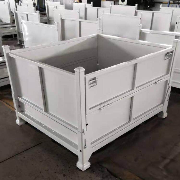 折叠式金属周转箱仓储设备厂家直供带门可堆垛板仓储笼,五金/工具,周转箱/储物箱/收纳箱,淘宝优惠券,粉丝福利购,淘宝优惠卷