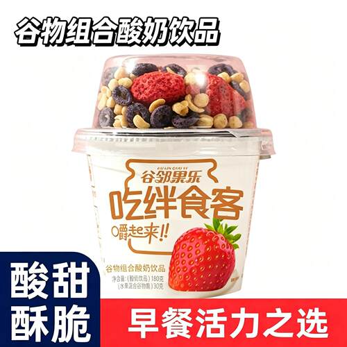 大杯搅拌酸奶饮品冻干谷物杯零食低脂营养饱腹代餐