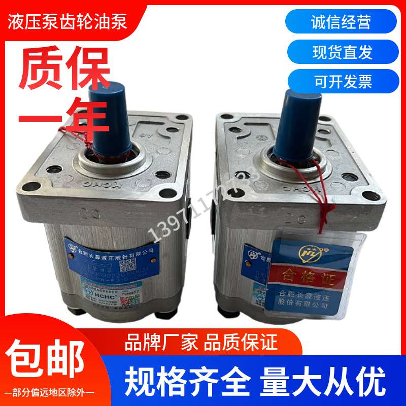 合肥长源液压齿轮油泵CBW-F310-ALP液压泵CBW-F306-CFP高压泵油泵