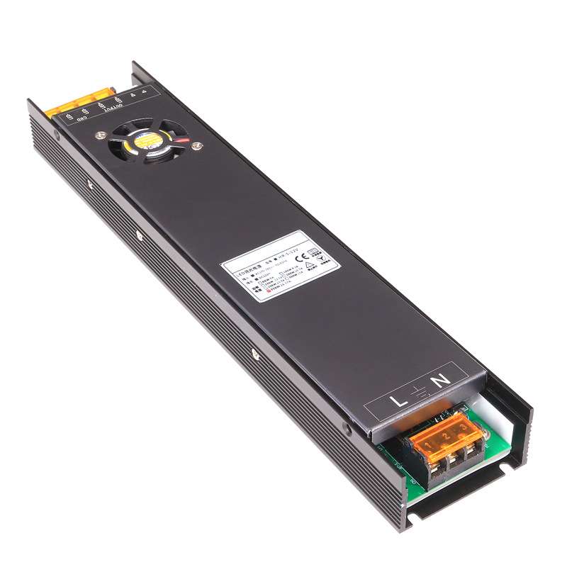 12V200W  DALI数字调光网状恒压广播式可调驱动  LED灯带开关电源