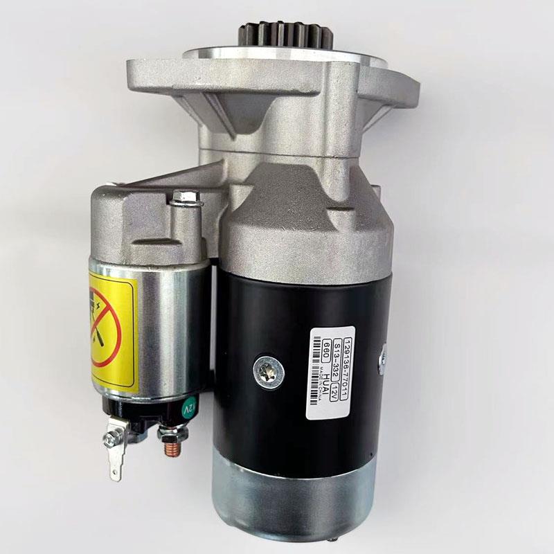 洋马15齿起动机4TNV88 PC40 PC50 4D88启动机山河智能马达S13-332