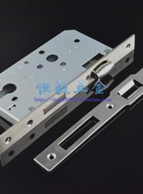 碰珠锁体7255 室内房门分体锁锁体 欧式防火锁 方角5572碰珠锁体