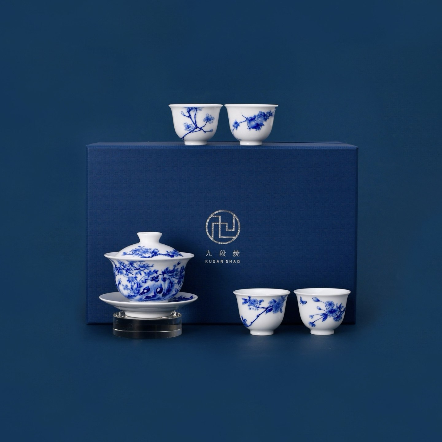 景德镇九段烧九段妙手金玉满堂岩茶套组节日商务送礼高端手绘陶瓷,餐饮具,整套茶具,淘宝优惠券,粉丝福利购,淘宝优惠卷