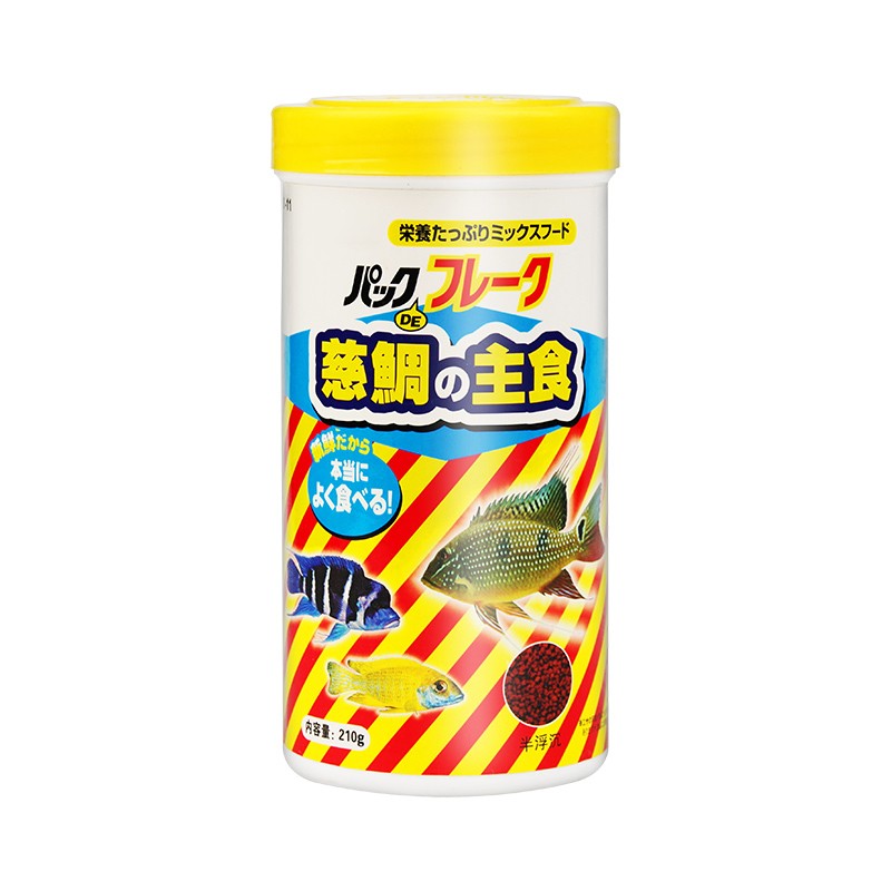 热带鱼饲料慈鲷饲料三湖鱼鱼食马鲷三湖鱼鱼粮增色抗病饲料素食粮