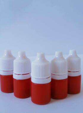 【电商款】(3ml)印德好光敏印油红色印章油印墨水小瓶灌支赠送品