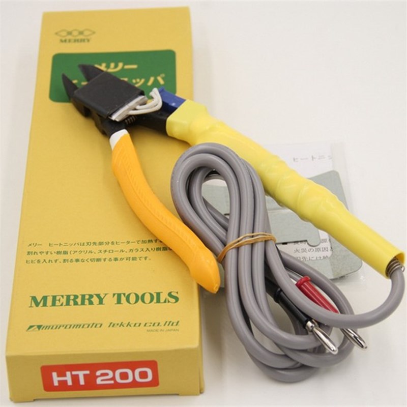 日本HT-200电热剪刀电热钳水口钳斜口斜咀斜嘴钳+T-30N电热剪电源
