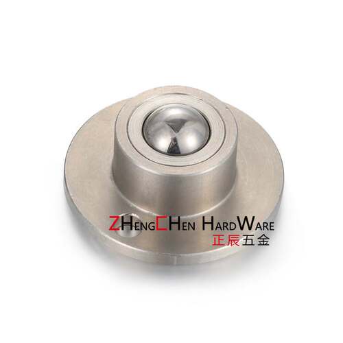 QDA21(ZC407-1)万向钢珠牛眼轮 法兰型钢珠滚轮 BCHF27 30 39 48