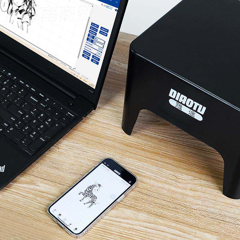 k刻t微光型桌面激雕机不锈钢打印字机迷你打标刻机全自动kt7号仓1