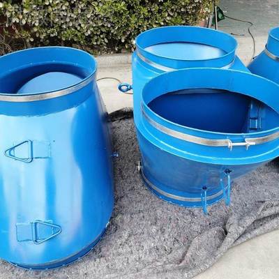 立矿风筒换风置隧机道风分风用器装自动切换FVU三岔铁风筒铁皮分