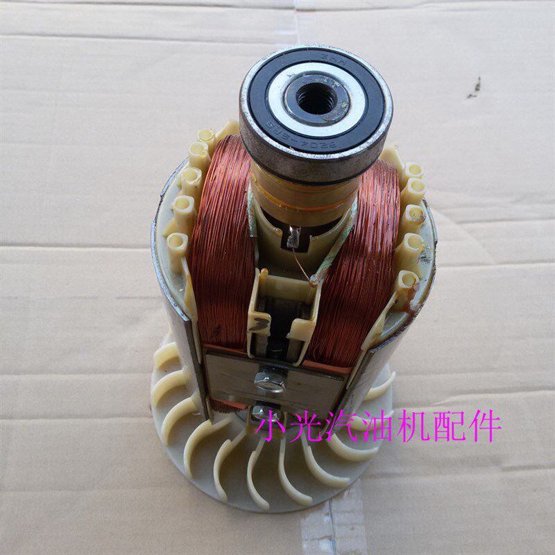 汽油发电机配件188f 190 5kw 6kw 7kw单相三相全铜转子 定子一套