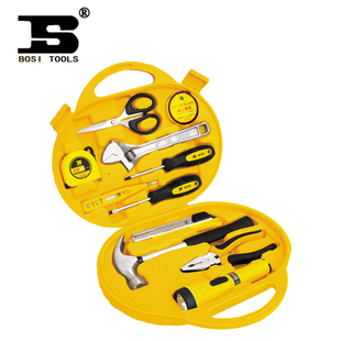 J012 波斯工具 组合工具箱 12件家用组套 家用应急工具箱子