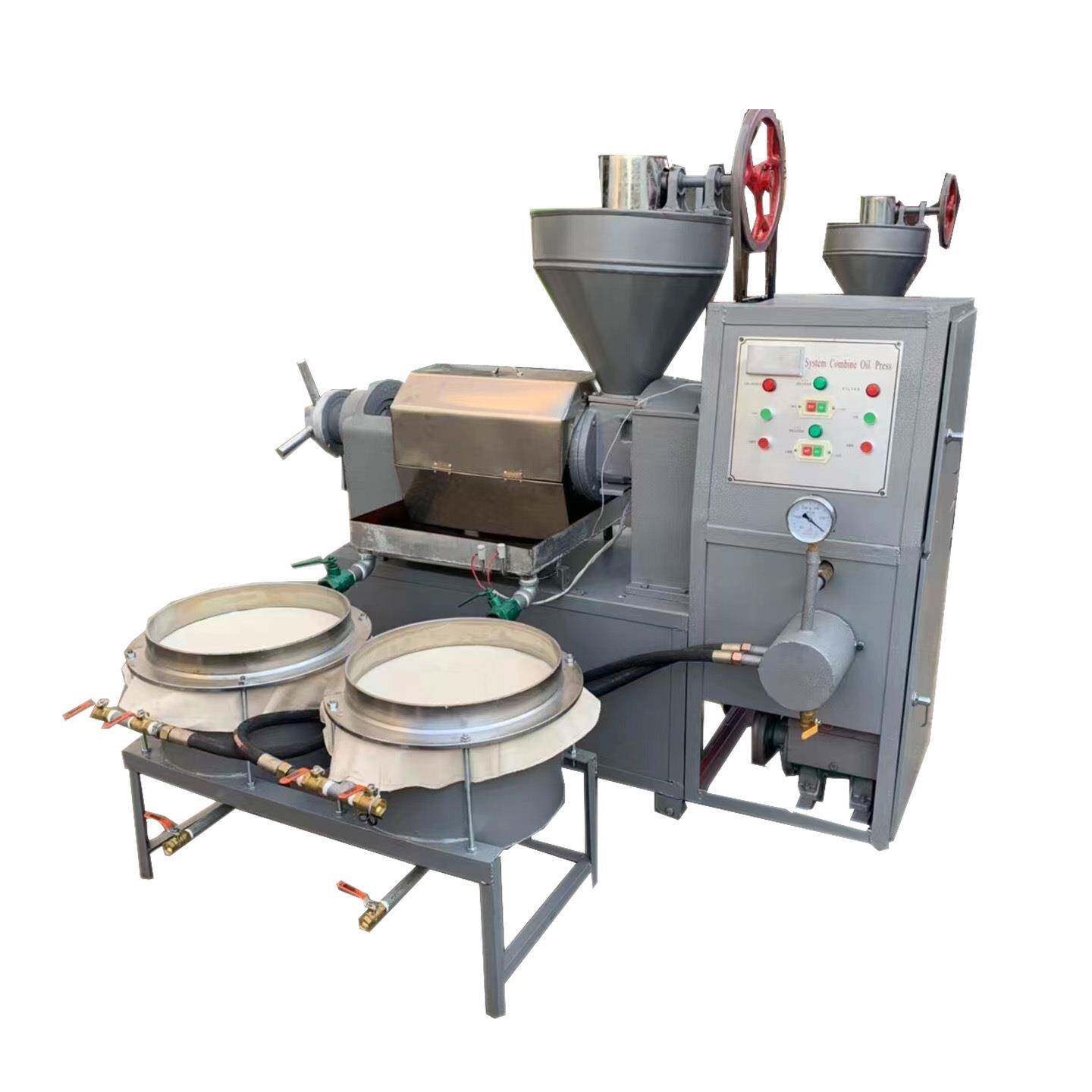 双象螺旋榨油机价格菜籽全自动榨油机视频