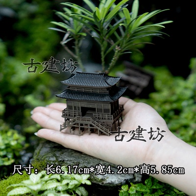 mini版鱼缸造景水陆微景观盆景