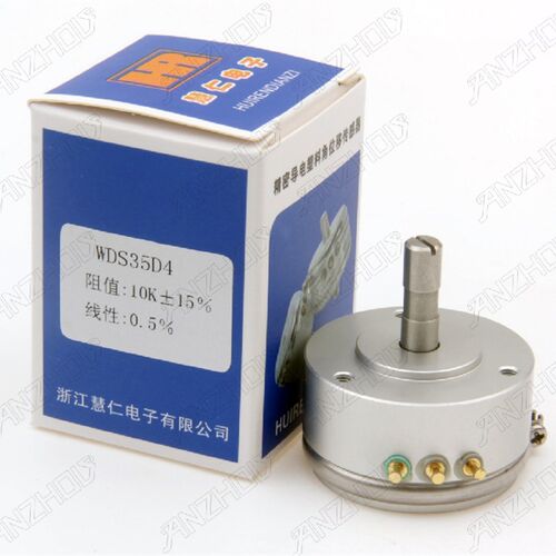 HR慧仁精密导电塑料电位器WDS35D-4 WDD35D-4精度0.5% 轴长18mm