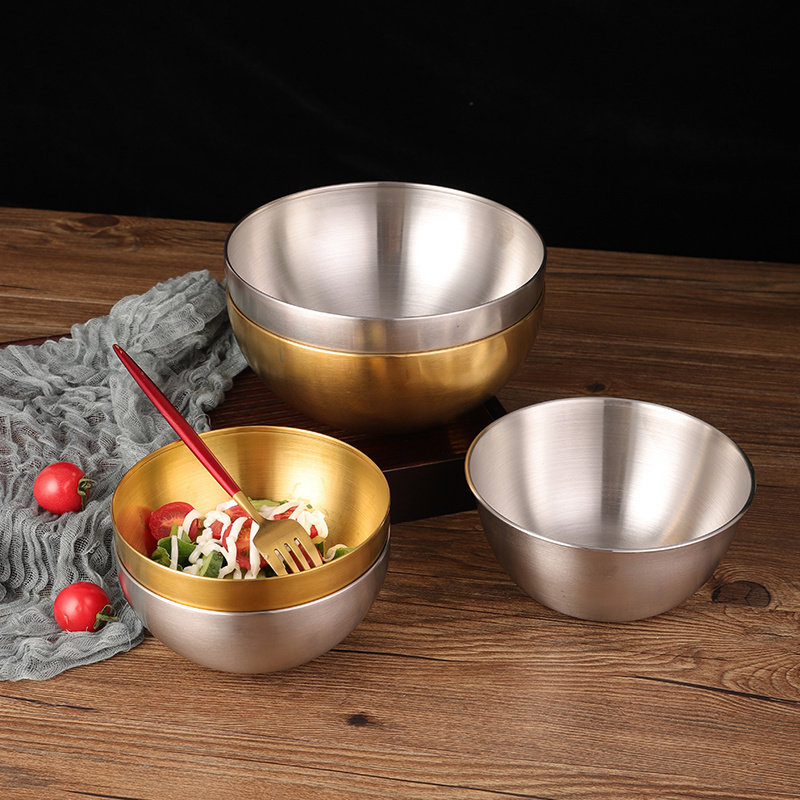 韩式不锈钢拌饭碗冷面碗高颜值家用餐具泡面碗水果沙拉碗大号商用,厨房电器,商用制热电器配件,淘宝优惠券,粉丝福利购,淘宝优惠卷