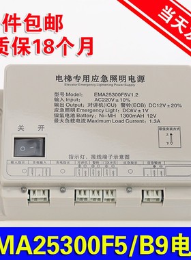 奥的斯sweet江南快速EMA25300F5电梯专用应急照明电源EMA25300B9