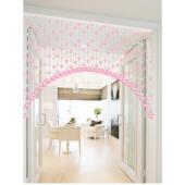 免打孔珠帘C21水晶帘子厨房客厅家用鞋 柜玄关屏风软隔断帘子过道