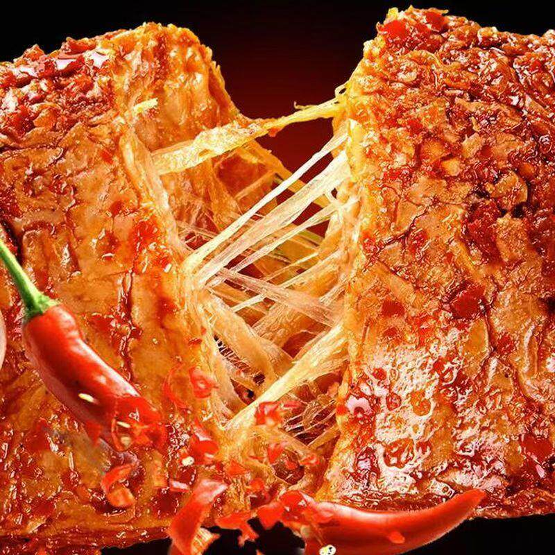 正宗手撕素肉100包素牛肉排卷豆干爆款香辣小包装零食大礼