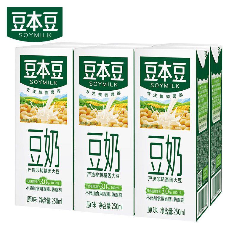 新日期豆本豆豆奶250ml6盒