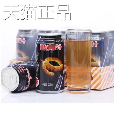 云南特产酸角汁饮料整箱33ml*12罐港侨酸角云南酸8角汁港汁桥果汁