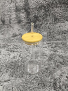 高颜值吸管玻璃杯
