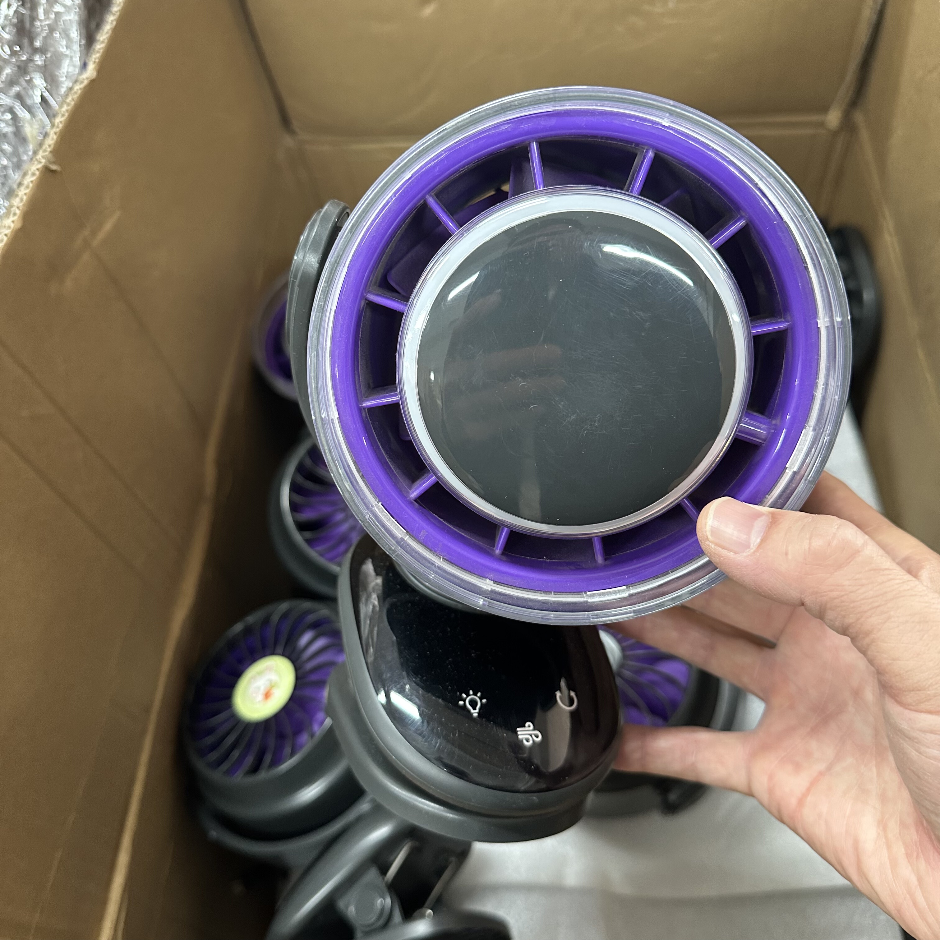 夹子风扇 手感重 不包好坏 diy研究