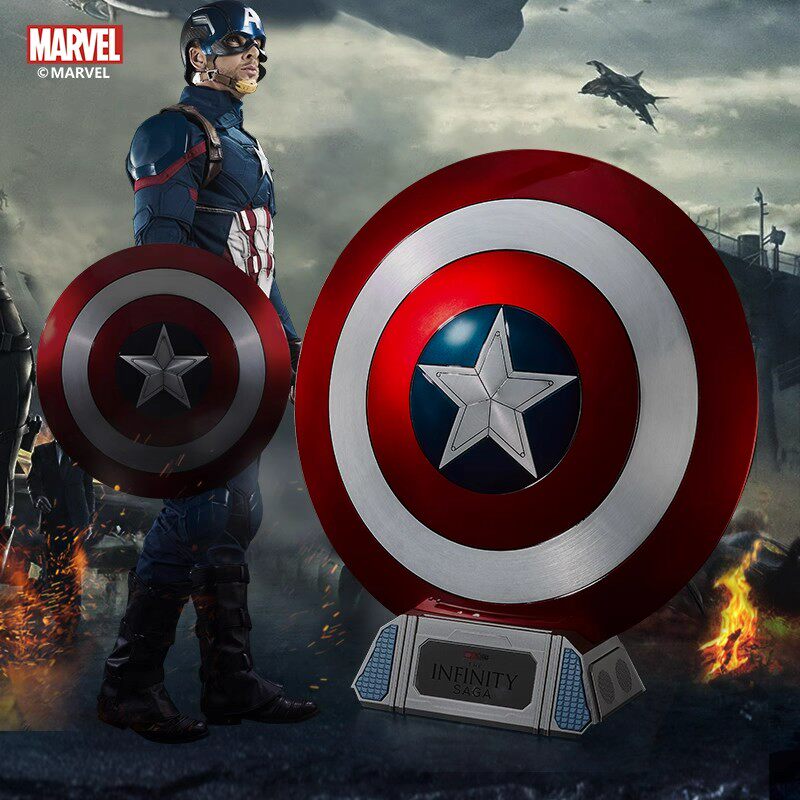 引导线Killerbody千世机甲漫威1:1收藏级蓝牙音箱美国队长盾牌