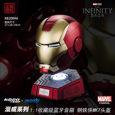 MK7钢铁侠头盔声控电动收藏穿戴