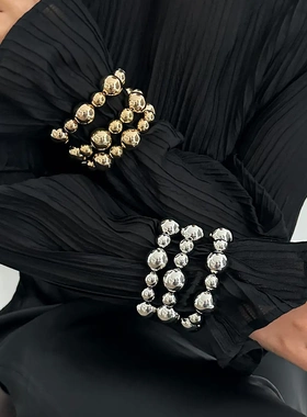 欧美饰品 夸张法式3件套珍珠手链套个性百搭串珠raelet套装