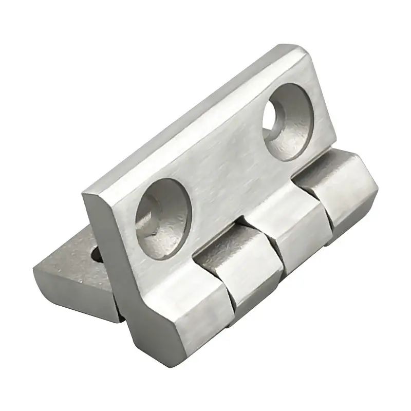 304不锈钢加厚合页柜门方合页8080工业活动轴承拉丝铰链l226-4b