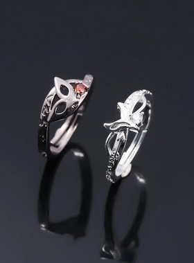 游戏女神异闻录5明智吾郎面具戒指来栖晓雨宫莲狐狸个性指环