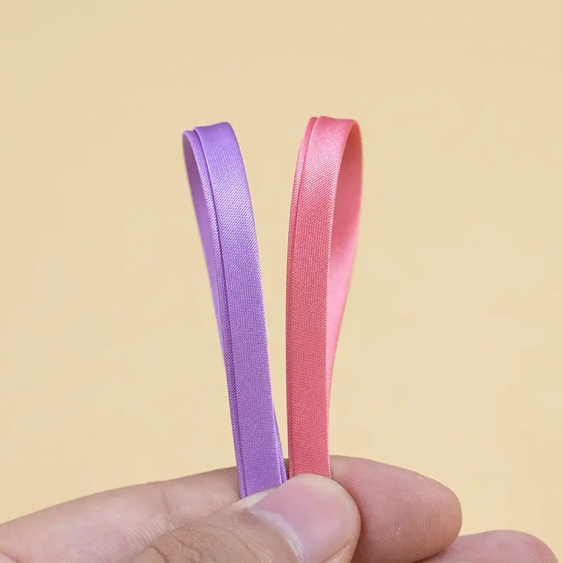 旗袍包边条6mm宽光亮色丁布料滚边条免烫织带衣服牙子