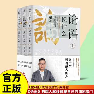 正版 论语说什么梁冬说庄子 逍遥游 人间世 齐物论 德充符 应帝王 国学经典 南怀瑾金刚经罗大伦道德经说什么解读中国传统文化书籍