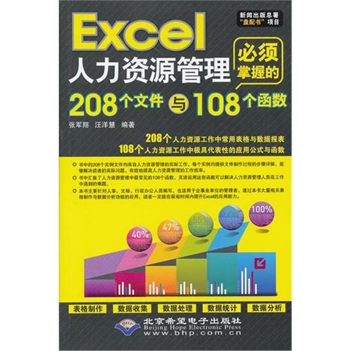 Excel人力资源管理必须掌握的208个文件与108个函数