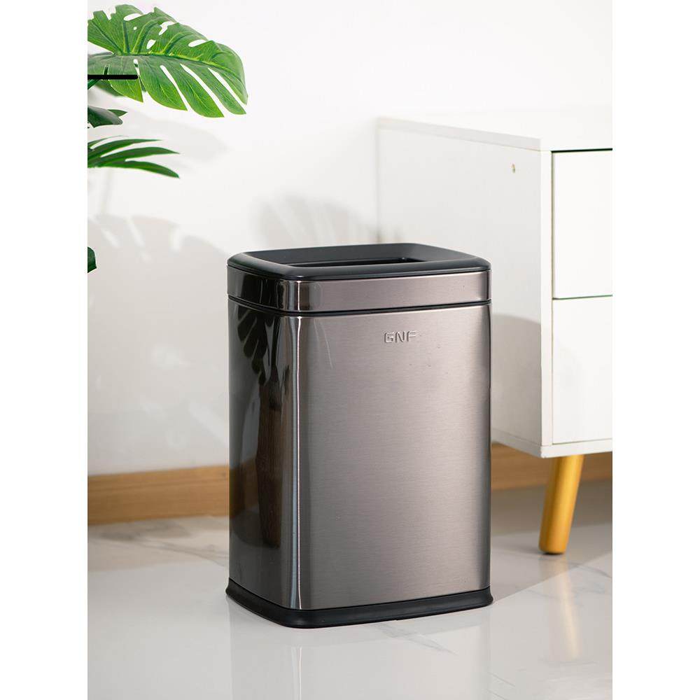 南方不锈钢垃圾桶家用客厅房间轻奢厨房客房办公室无盖高颜值GNF,3C数码配件,USB多功能数码宝,淘宝优惠券,粉丝福利购,淘宝优惠卷