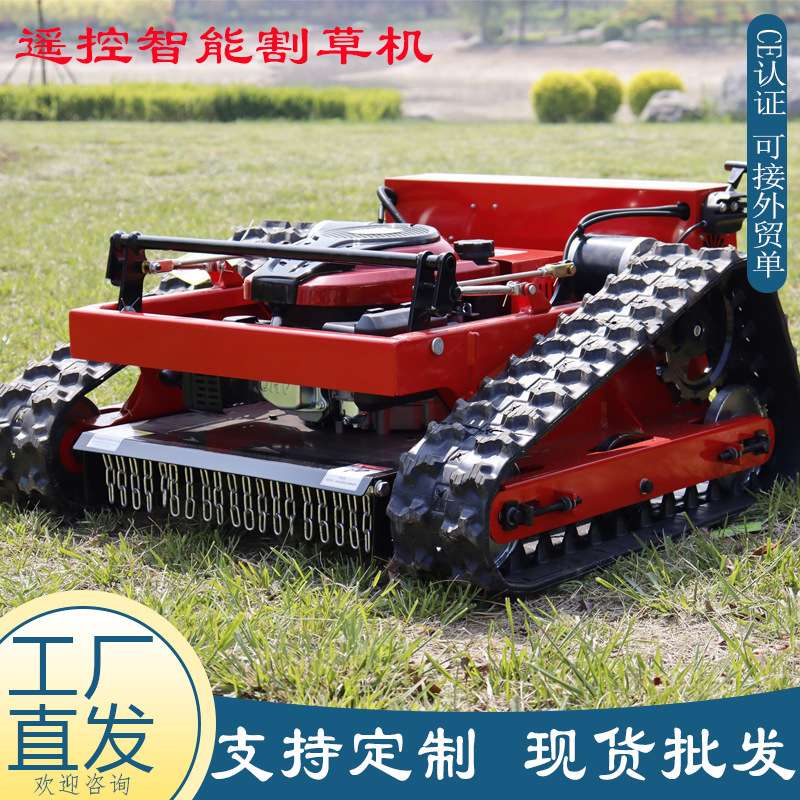 出口德国履带式割草机 Remote controlled crawler mower除草剪草