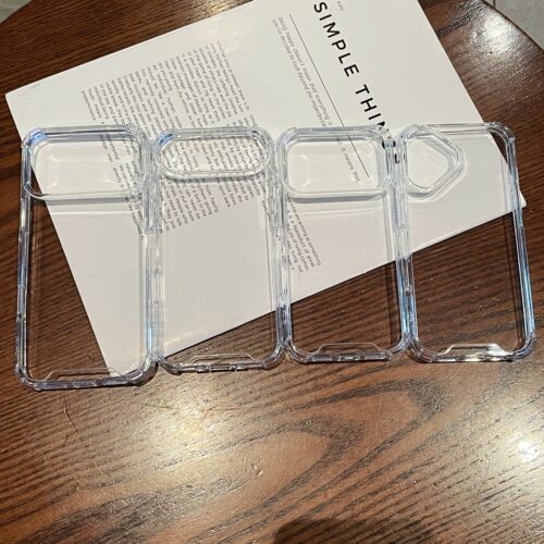 宇桐适用于谷歌10proXL新款透明简约谷歌9XL防摔大孔手机壳Pixel8A全包防摔软边硬背Pixel6亚克力百搭极简