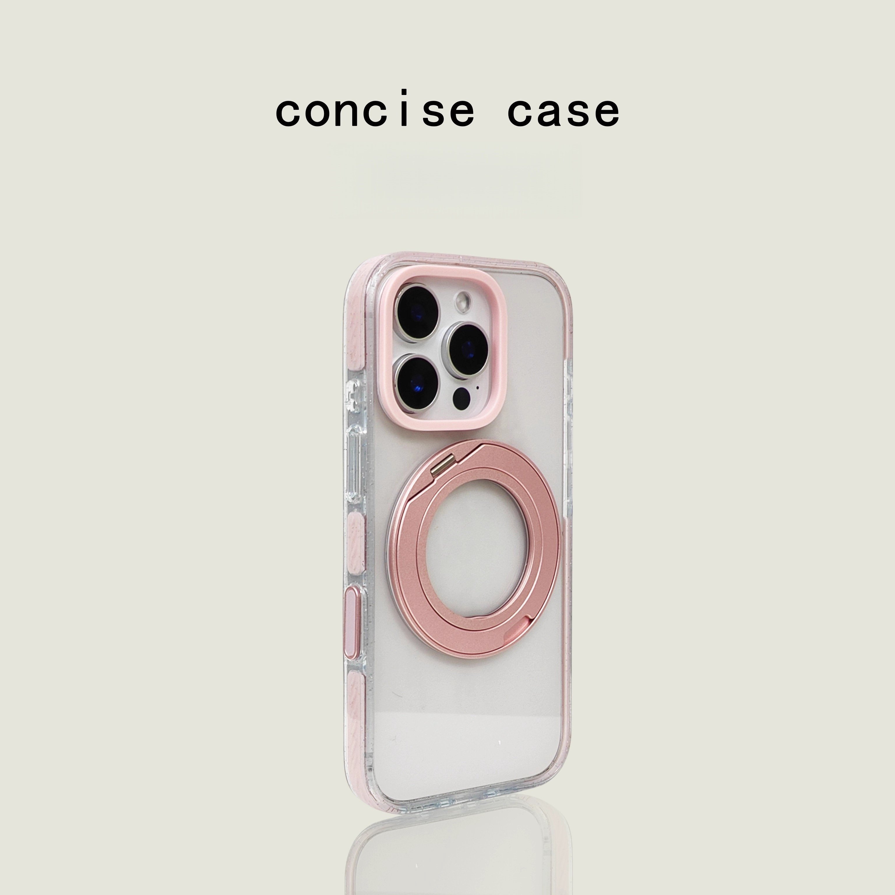 【2025新配色】宇桐适用iPhone16pro手机壳苹果15promax保护套14plus透明13硬16pm防摔全包magsafe磁吸支架女