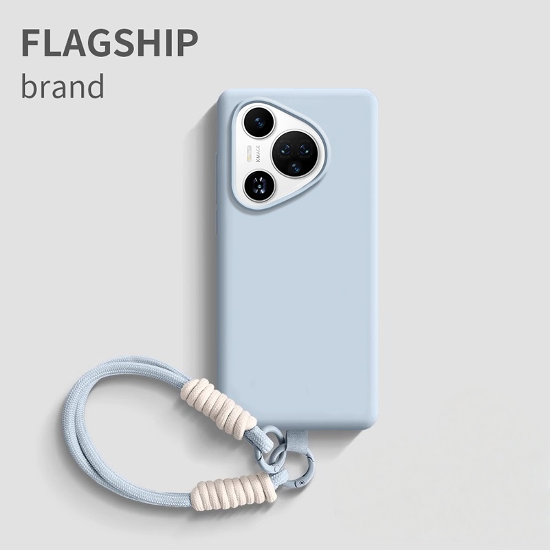 【送高端挂绳】适用华为Pura70pro手机壳Pura80pro套Pura80ultra液态硅胶p70防摔p60保护p40男女全包+高端p50