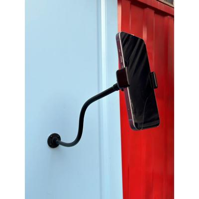 墙式手机座床头平板夹墙固定支撑软管木墙挂墙手机座