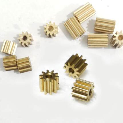 铜齿轮0.5模16T20T39T平面A型圆柱CNC金属精密电机配件0.6模/0.7