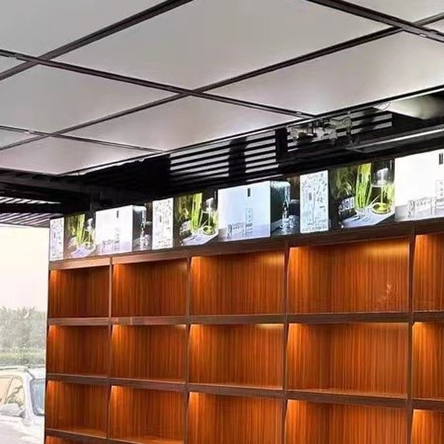 实木货架白酒展柜烟酒茶叶展示架烟柜展示柜产品陈列柜背柜烟酒柜