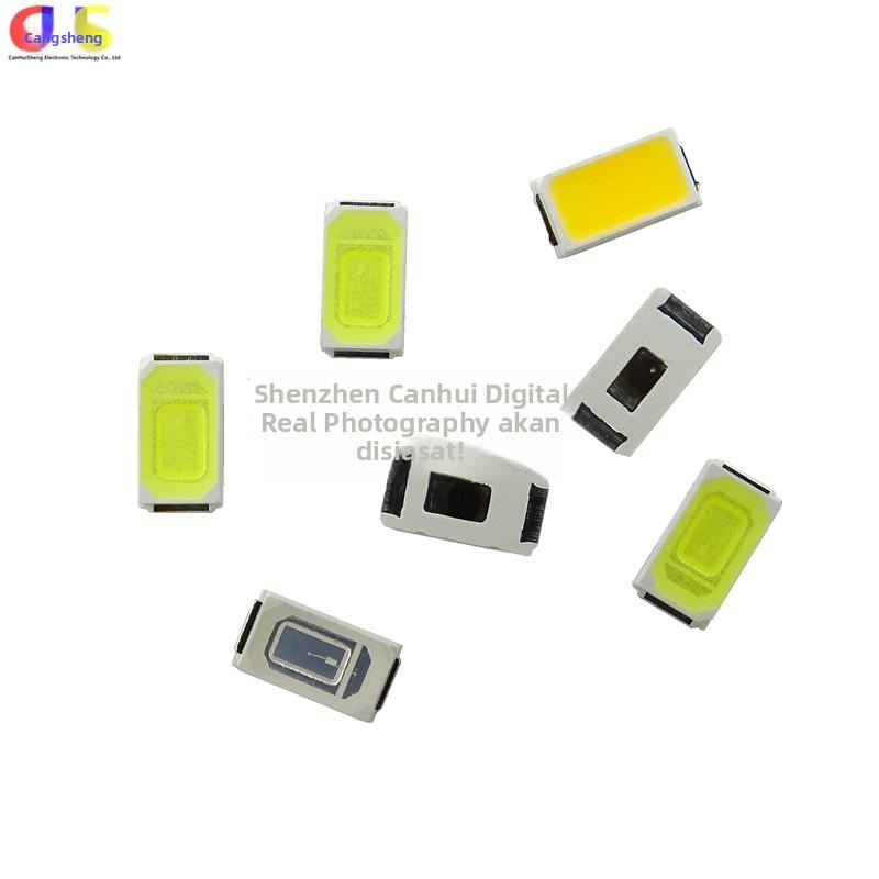 高亮LED灯珠5730贴片发光二极管正白暖白冷白红冰蓝翠绿黄粉光色