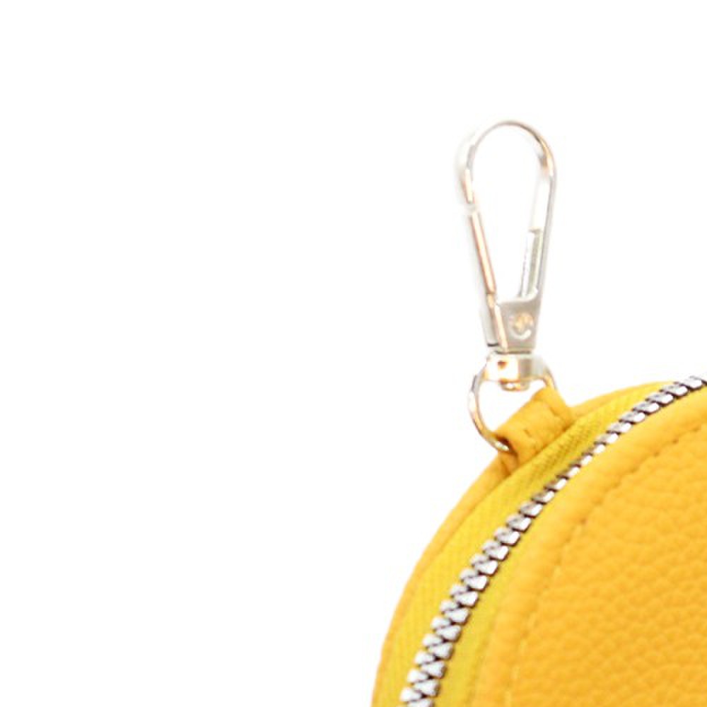 女士拉链零钱包新款日韩小清新荔枝纹便携迷你圆形耳机包钥匙收纳