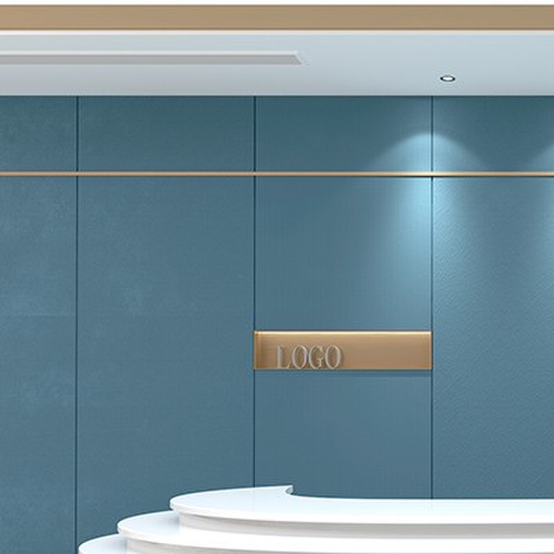 前台接待台定制简迎宾前台定制时尚烤漆异形不规则创意收银台吧台