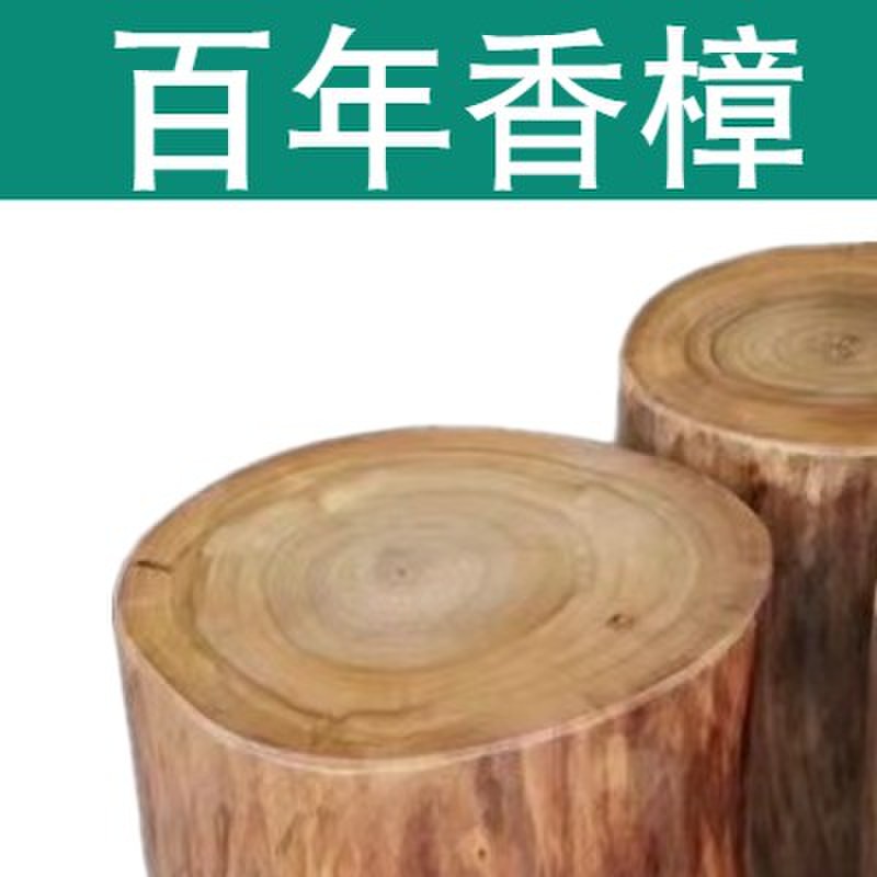 香樟木墩树墩凳子原木树桩木桩实木墩子根雕底座茶几茶桌圆木凳子